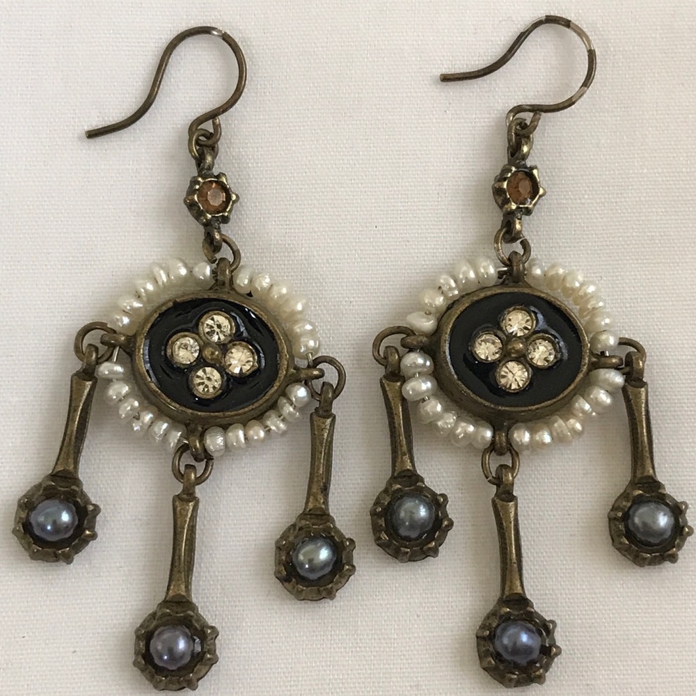 Gerard Yosca Earrings! Stamped Vintage!